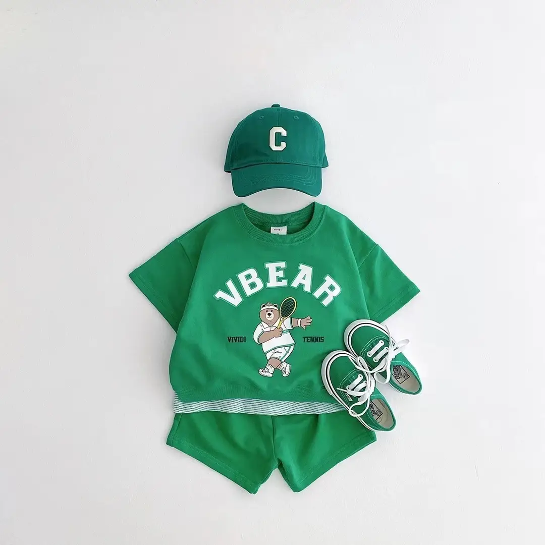 Loi Bear Comfortable Fabric Summer Two-Piece Set Special Offer Collection [No Returns or Exchanges]