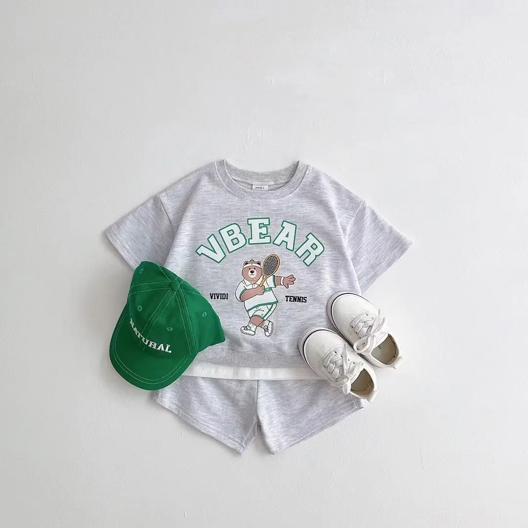 Loi Bear Comfortable Fabric Summer Two-Piece Set Special Offer Collection [No Returns or Exchanges]