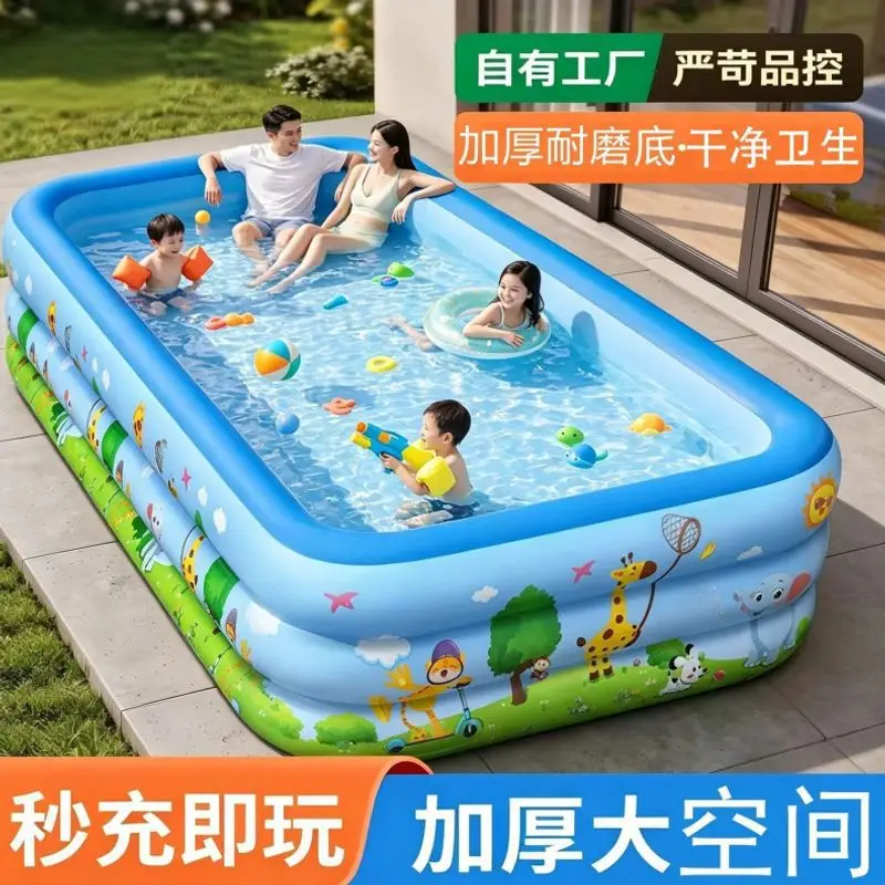 Children's Swimming Pool, Home Inflatable Thickened Children's Indoor Family Baby Outdoor Pool, Baby Swimming Bucket