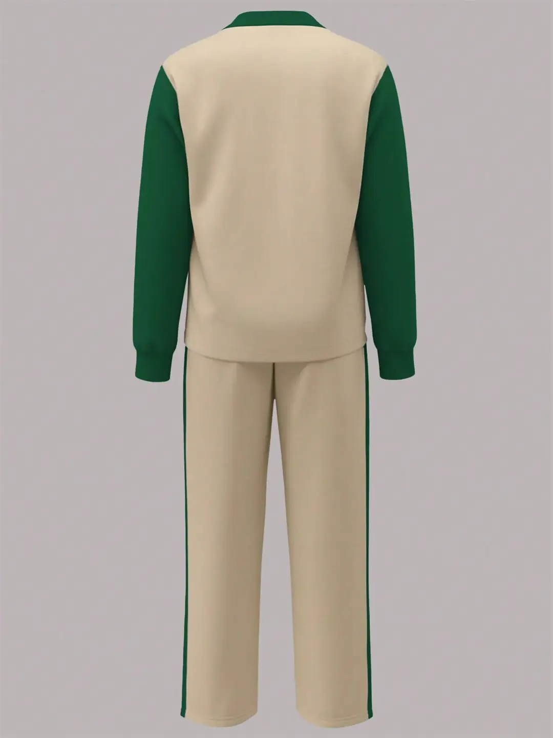 Amazon's best-selling spring and autumn item: simple collared loose top paired with wide-leg pants, women's fashion set — feature 17