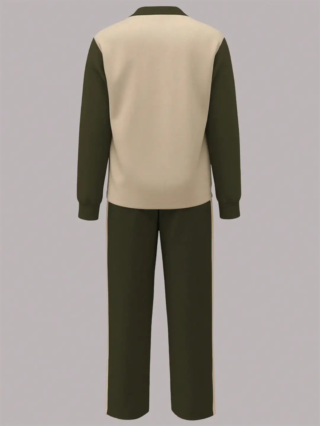 Amazon's best-selling spring and autumn item: simple collared loose top paired with wide-leg pants, women's fashion set — feature 20
