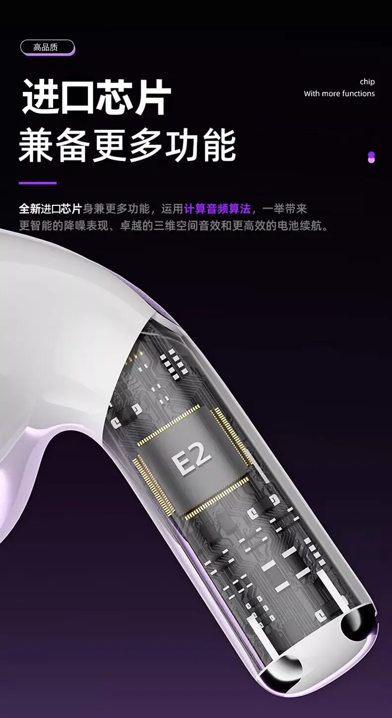 Huaqiangbei Is Suitable for Apple AirPods Pro2 Wireless Bluetooth Earphones 2Nd Generation iPhone Mobile Phone Translation Earphones — feature 4