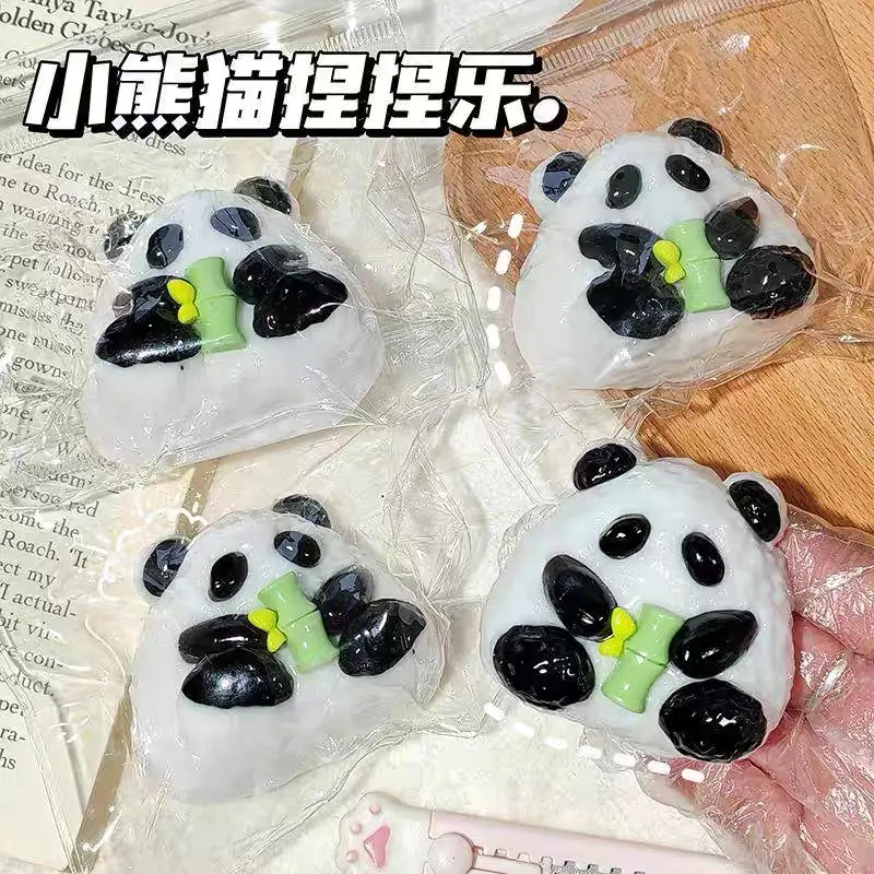 Crystal Bun Popular Cartoon Smiley Face Stress-Relief Fruit Pulp Glitter Ball Steamer Color Box Realistic Bun Squishy Toy
