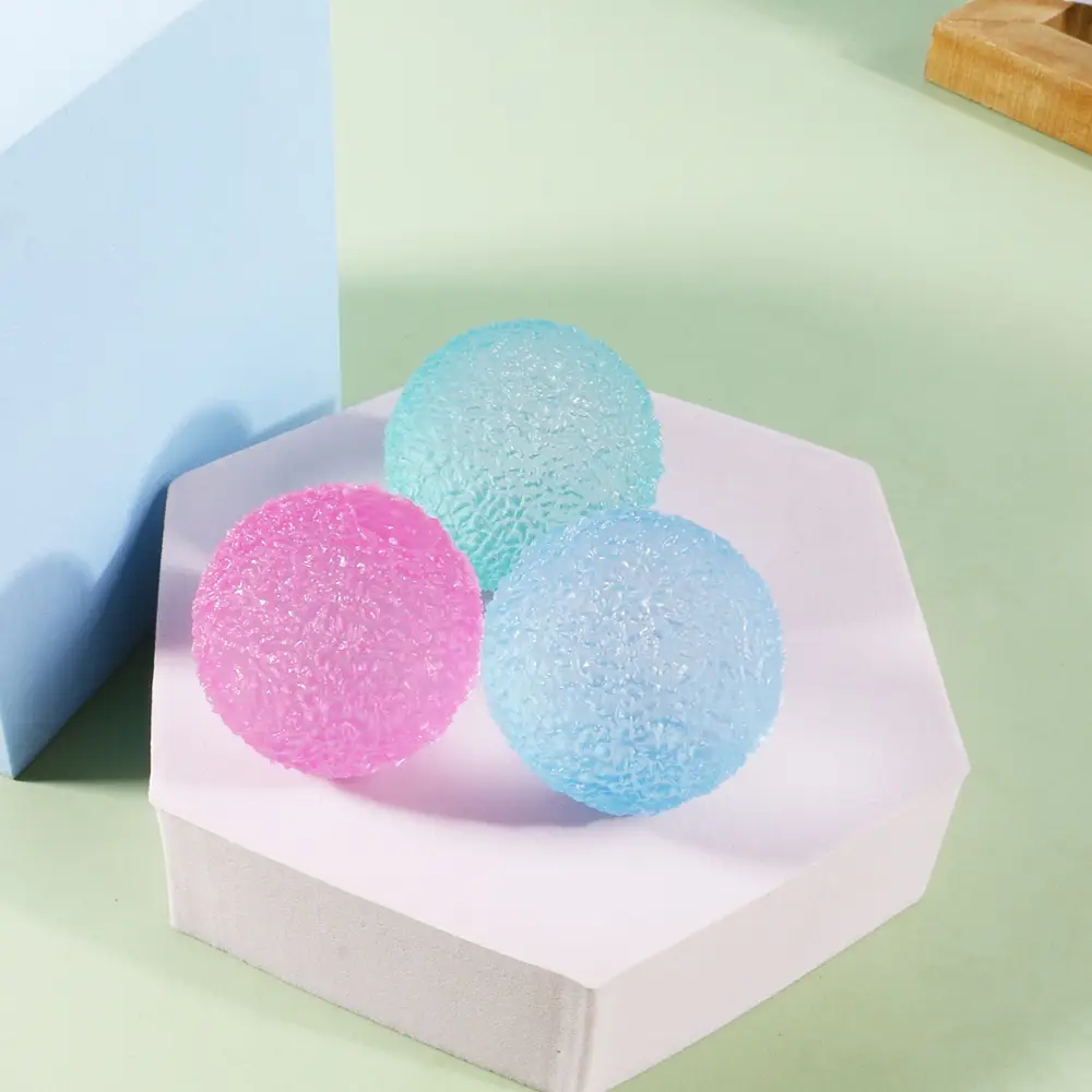 Crystal Bun Popular Cartoon Smiley Face Stress-Relief Fruit Pulp Glitter Ball Steamer Color Box Realistic Bun Squishy Toy