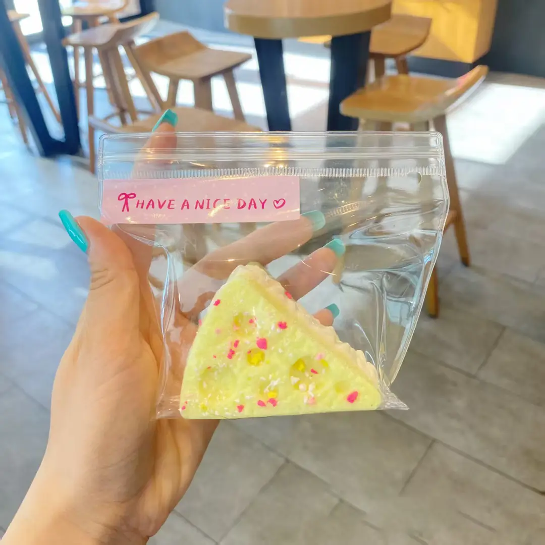Crystal Bun Popular Cartoon Smiley Face Stress-Relief Fruit Pulp Glitter Ball Steamer Color Box Realistic Bun Squishy Toy