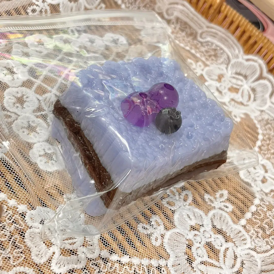 Crystal Bun Popular Cartoon Smiley Face Stress-Relief Fruit Pulp Glitter Ball Steamer Color Box Realistic Bun Squishy Toy