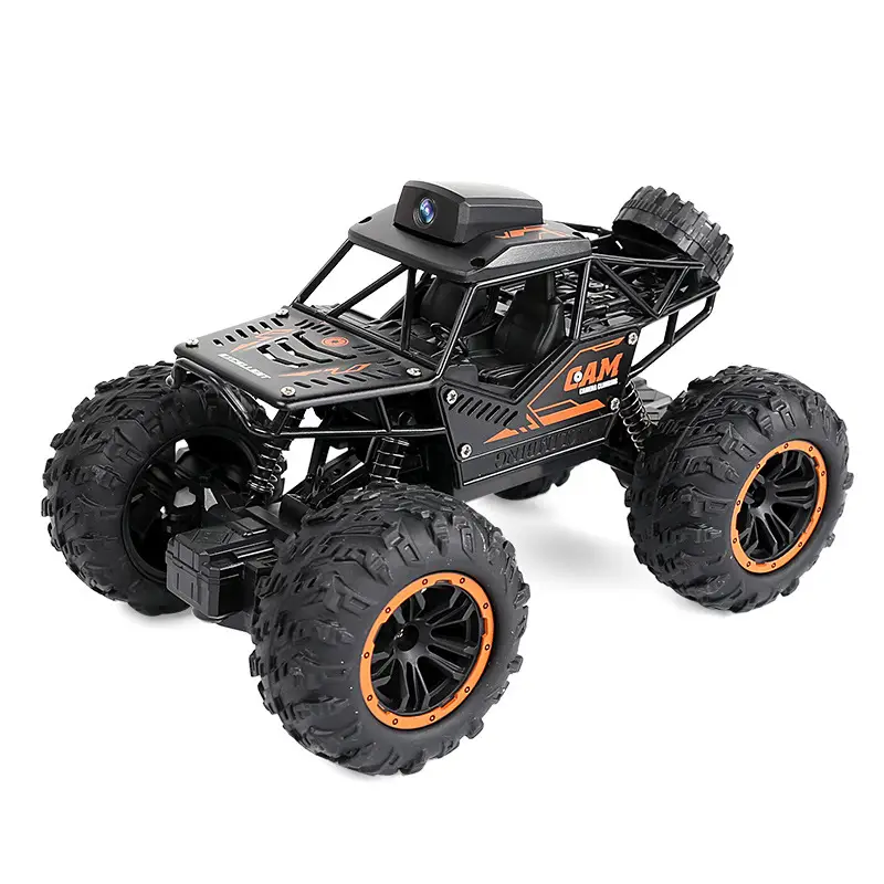 Cross-Border Hot-Selling Rc Remote Control Car with Camera, Alloy High-Speed Off-Road Climbing Car, Wifi Video Recording Children's Toy Car