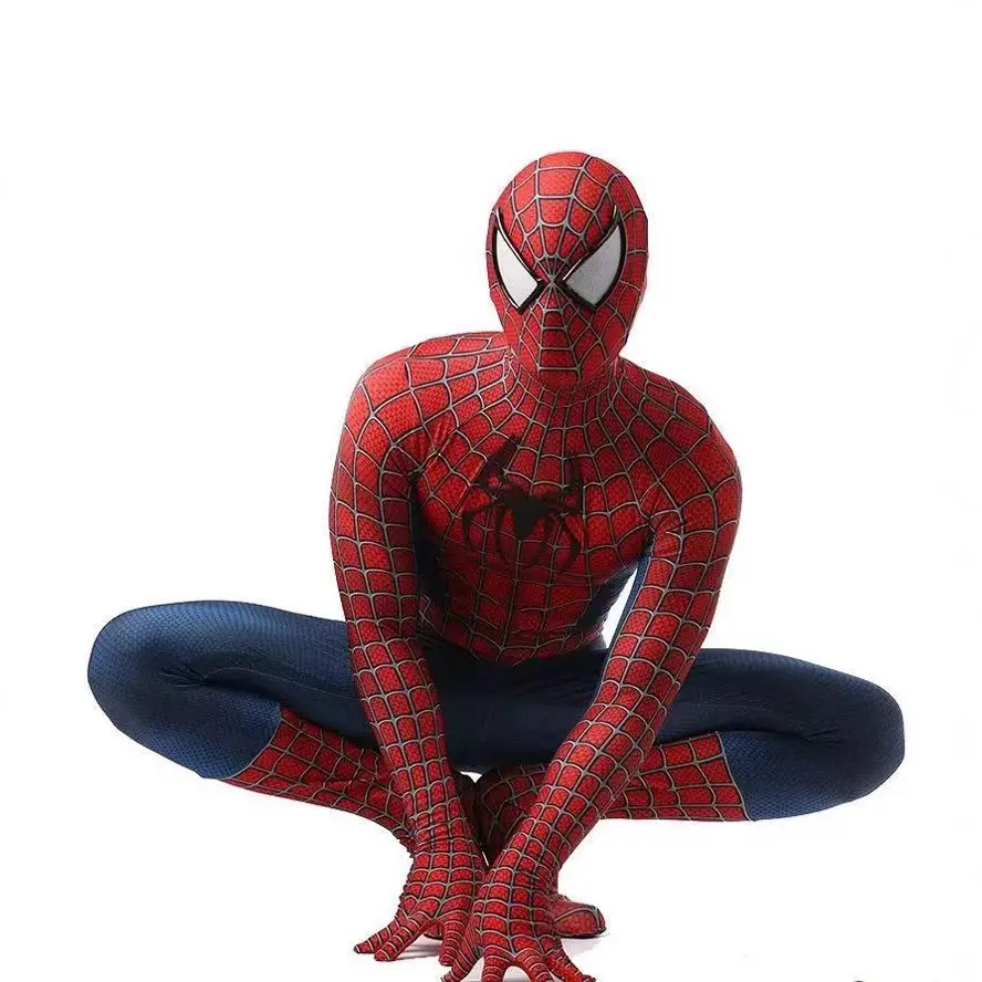 Spider-Man One-Piece Bodysuit Raimi: Into the Spider-Verse Adult Cosplay Costume Cross-Border Halloween Children's Miles — feature 11