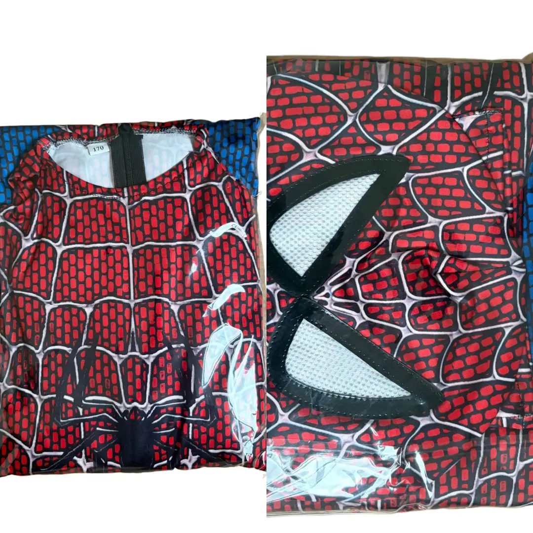 Spider-Man One-Piece Bodysuit Raimi: Into the Spider-Verse Adult Cosplay Costume Cross-Border Halloween Children's Miles — feature 12