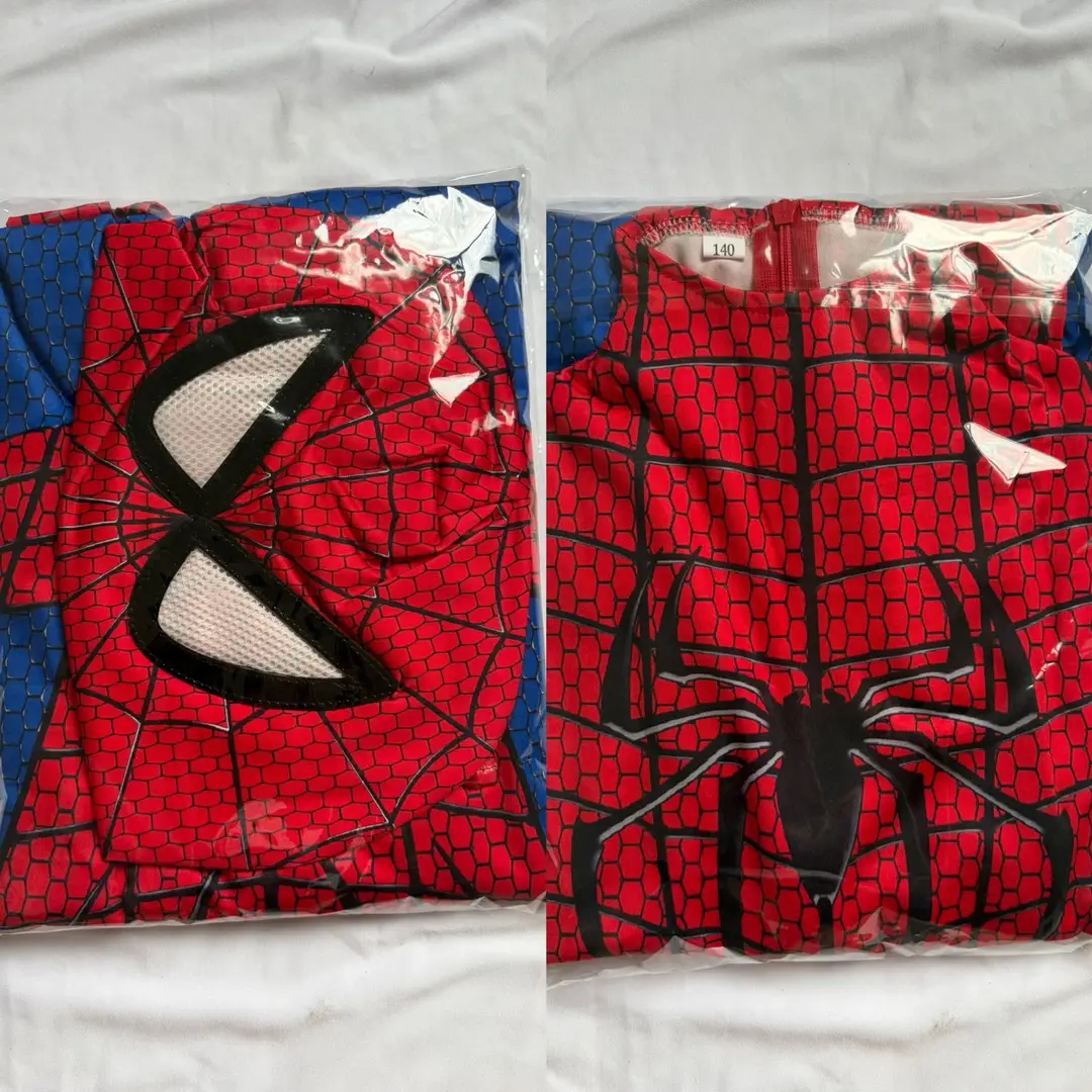 Spider-Man One-Piece Bodysuit Raimi: Into the Spider-Verse Adult Cosplay Costume Cross-Border Halloween Children's Miles — feature 19