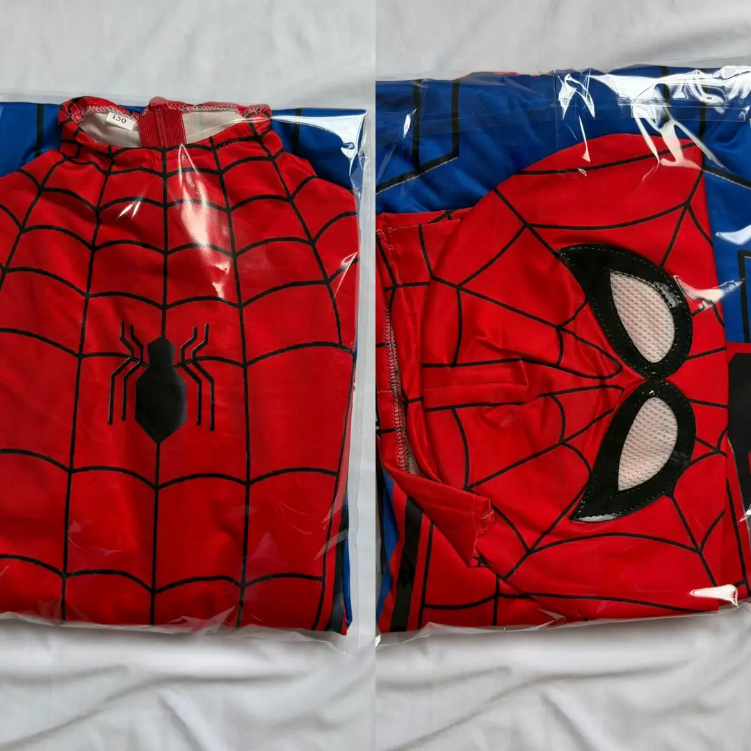 Spider-Man One-Piece Bodysuit Raimi: Into the Spider-Verse Adult Cosplay Costume Cross-Border Halloween Children's Miles — feature 22