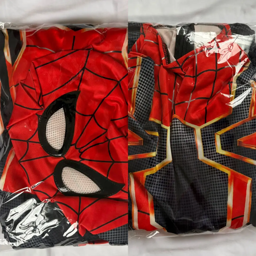 Spider-Man One-Piece Bodysuit Raimi: Into the Spider-Verse Adult Cosplay Costume Cross-Border Halloween Children's Miles — feature 27