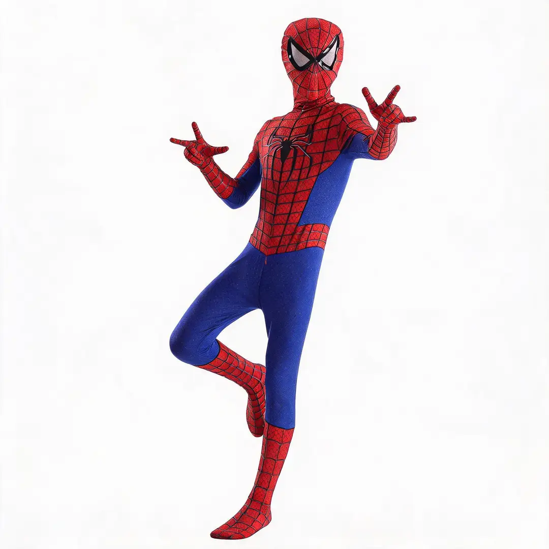 Spider-Man One-Piece Bodysuit Raimi: Into the Spider-Verse Adult Cosplay Costume Cross-Border Halloween Children's Miles