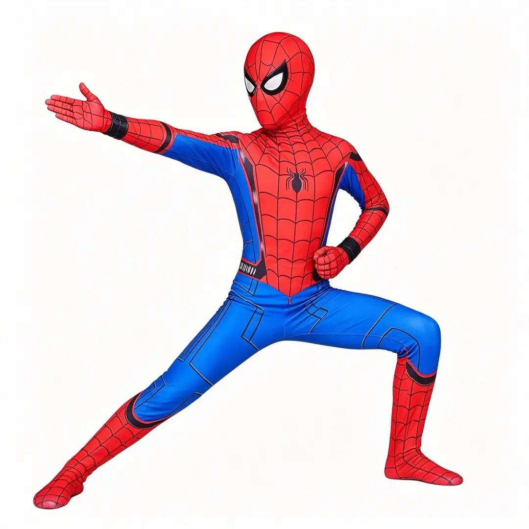 Spider-Man One-Piece Bodysuit Raimi: Into the Spider-Verse Adult Cosplay Costume Cross-Border Halloween Children's Miles