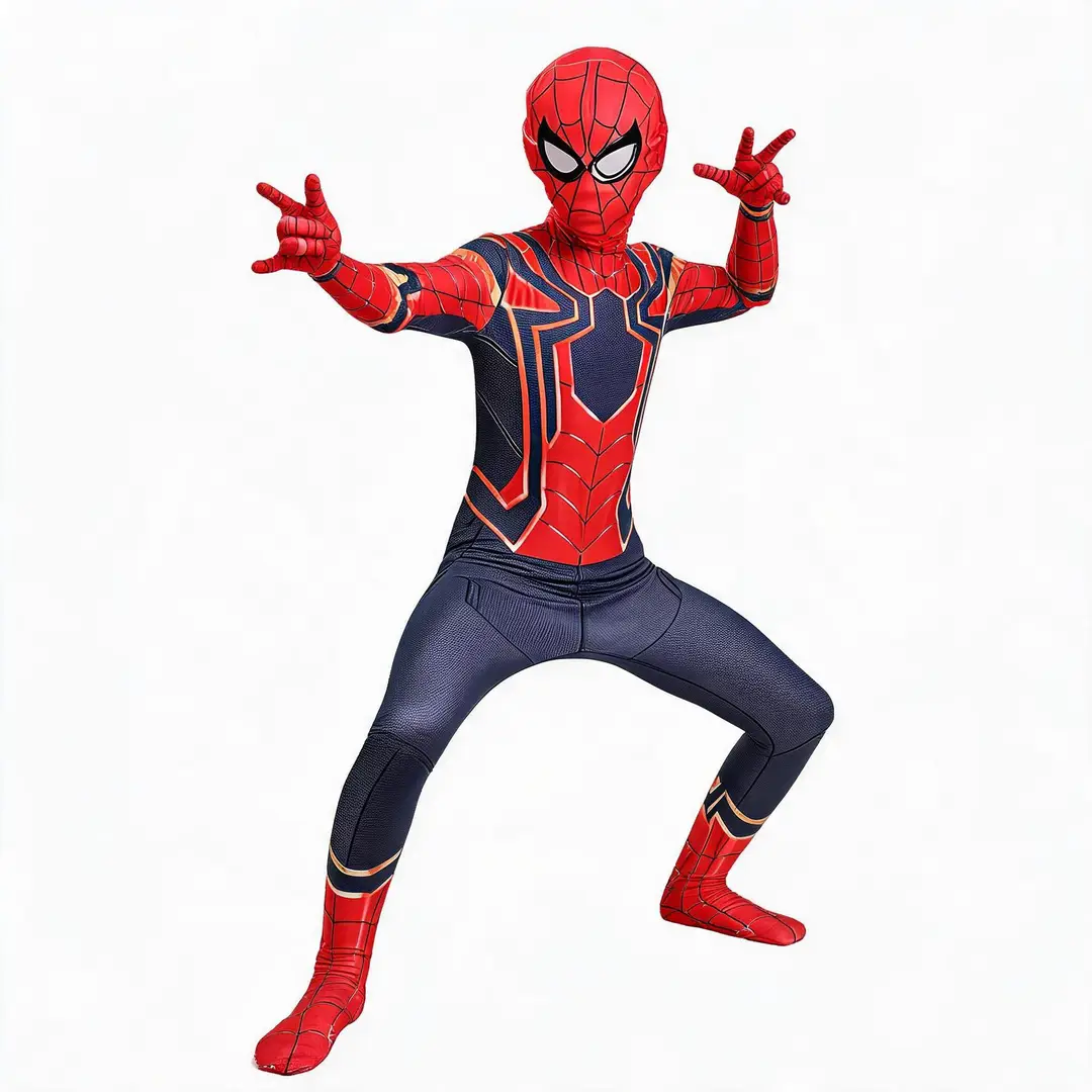 Spider-Man One-Piece Bodysuit Raimi: Into the Spider-Verse Adult Cosplay Costume Cross-Border Halloween Children's Miles