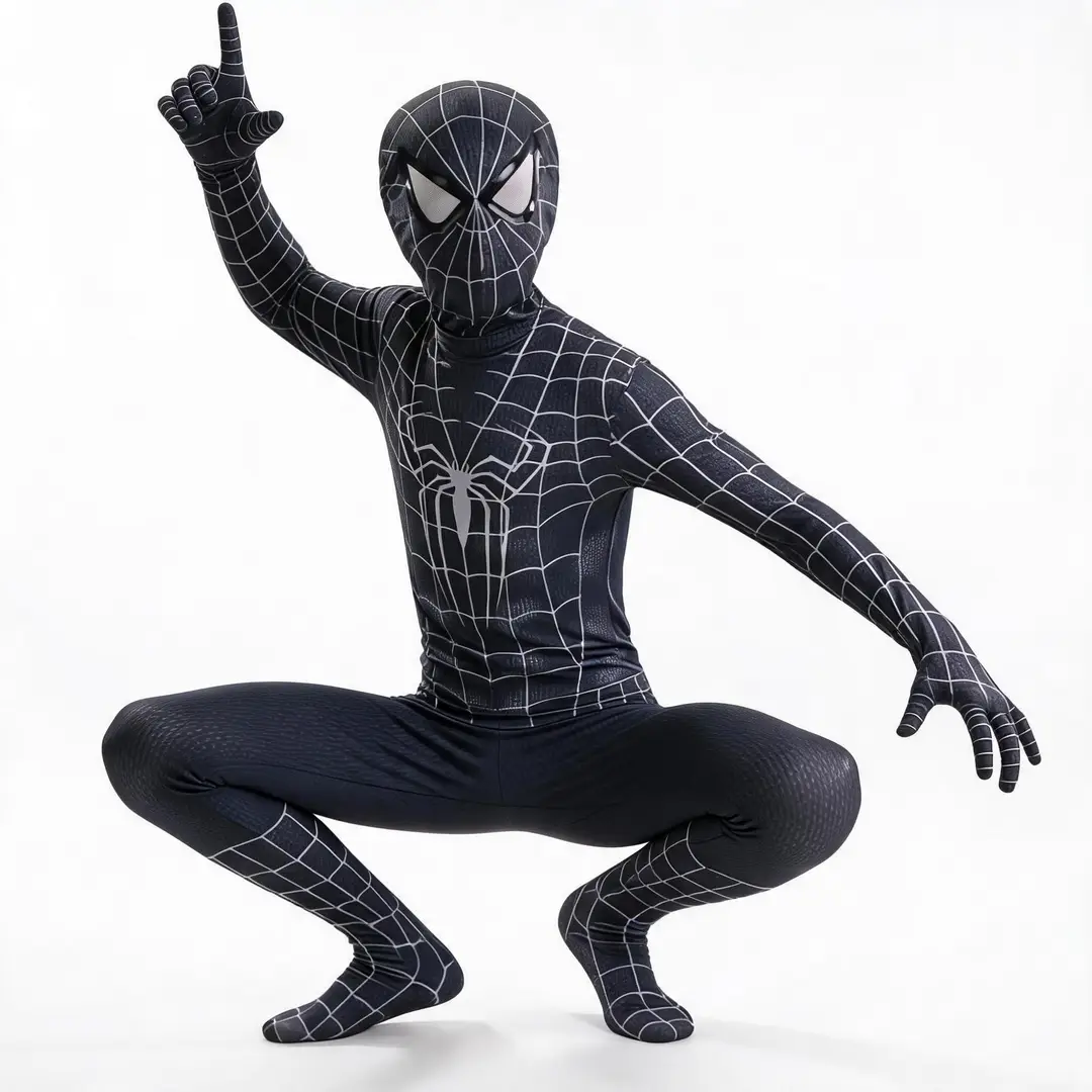 Spider-Man One-Piece Bodysuit Raimi: Into the Spider-Verse Adult Cosplay Costume Cross-Border Halloween Children's Miles