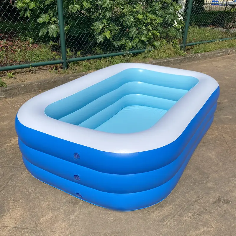 Children's Inflatable Swimming Pool, Thickened, Large, Outdoor, Household, Kids, Baby, Infant Bathing Pool, Water Play Pool Factory — feature 1