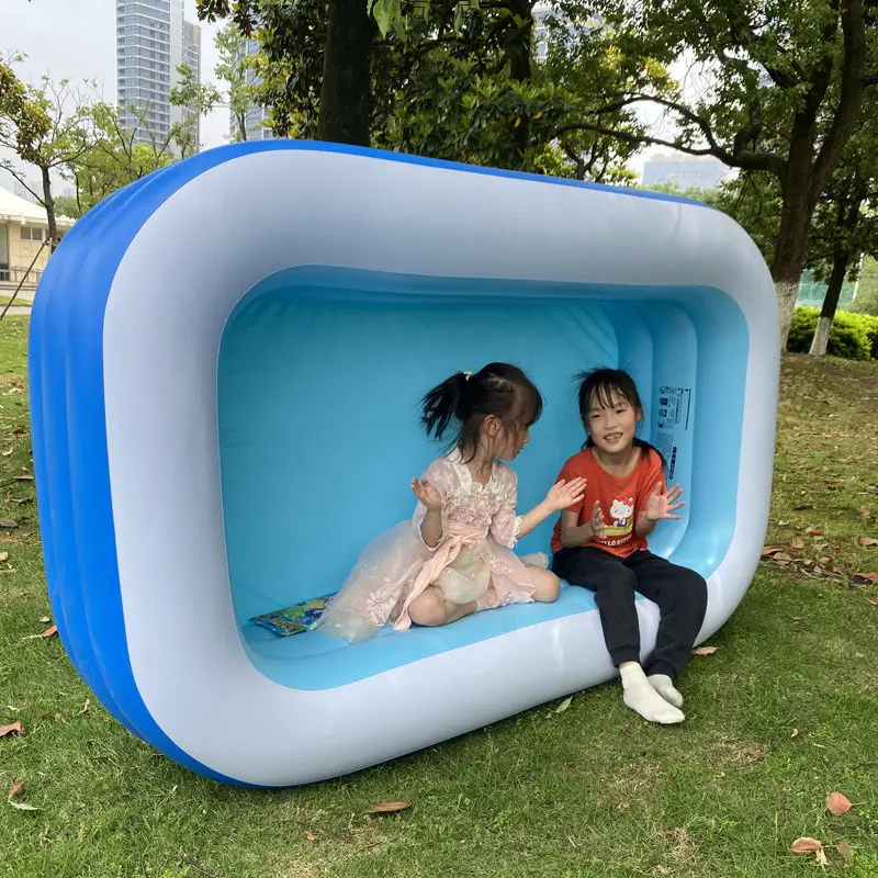 Children's Inflatable Swimming Pool, Thickened, Large, Outdoor, Household, Kids, Baby, Infant Bathing Pool, Water Play Pool Factory — feature 2
