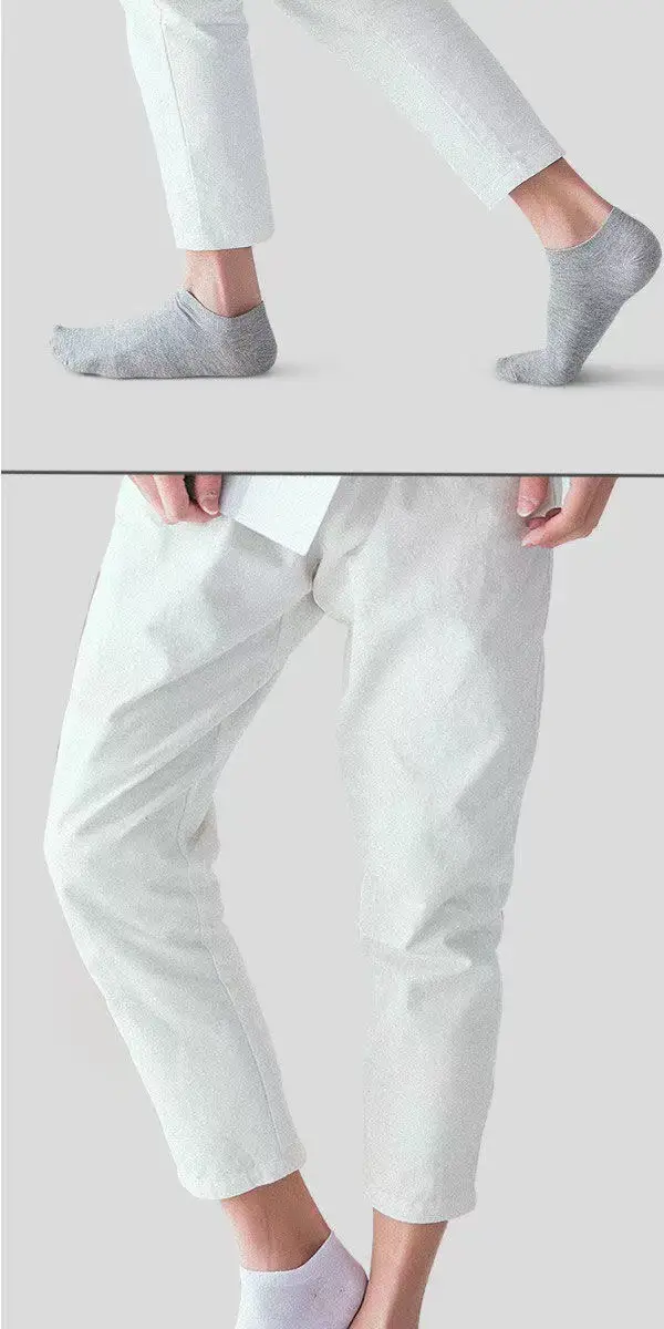 Dropshipping Men's and Women's Summer Anti-Odor and Sweat-Absorbent Socks, Black and Gray Thin Men's Cotton Socks — feature 11