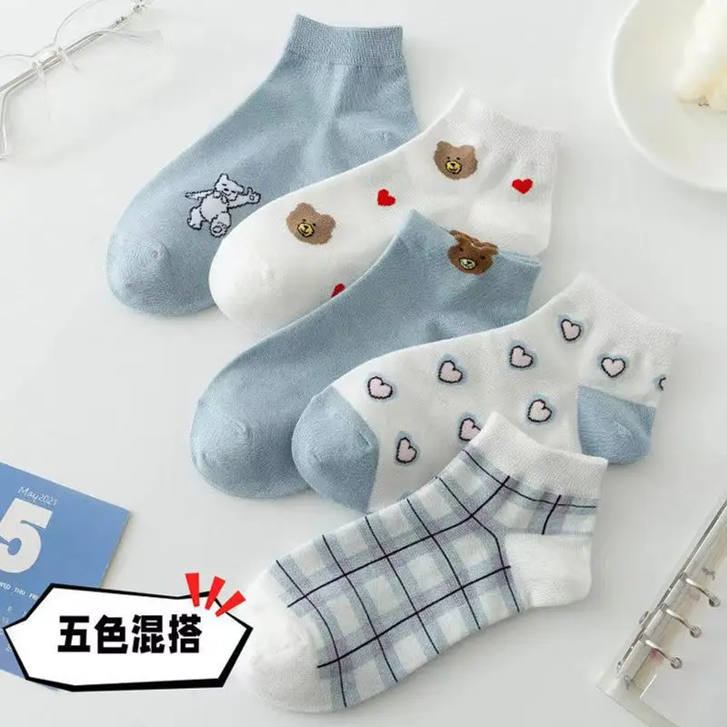 Dropshipping Men's and Women's Summer Anti-Odor and Sweat-Absorbent Socks, Black and Gray Thin Men's Cotton Socks
