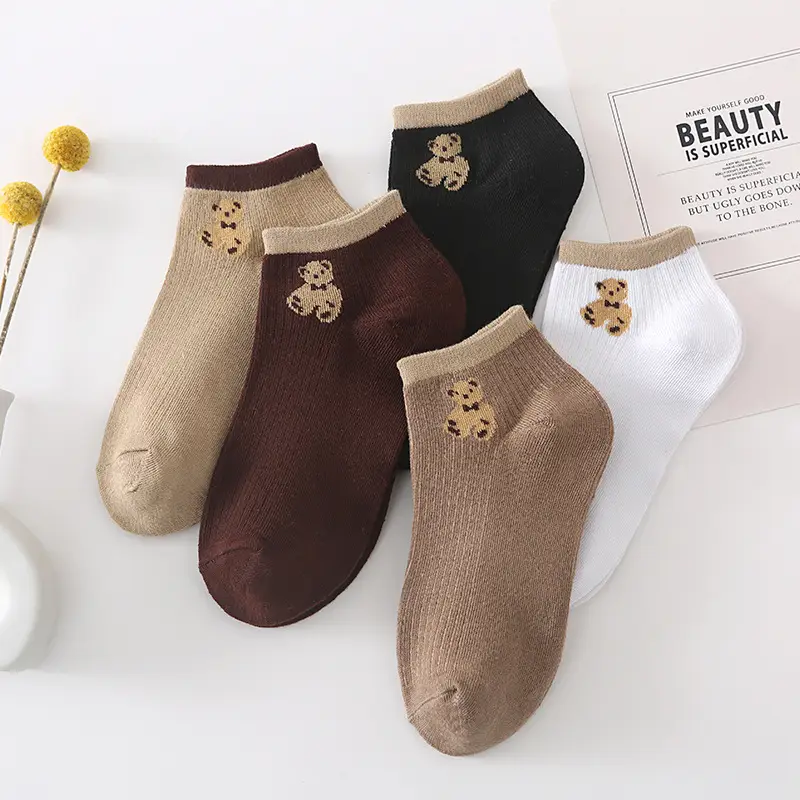 Dropshipping Men's and Women's Summer Anti-Odor and Sweat-Absorbent Socks, Black and Gray Thin Men's Cotton Socks