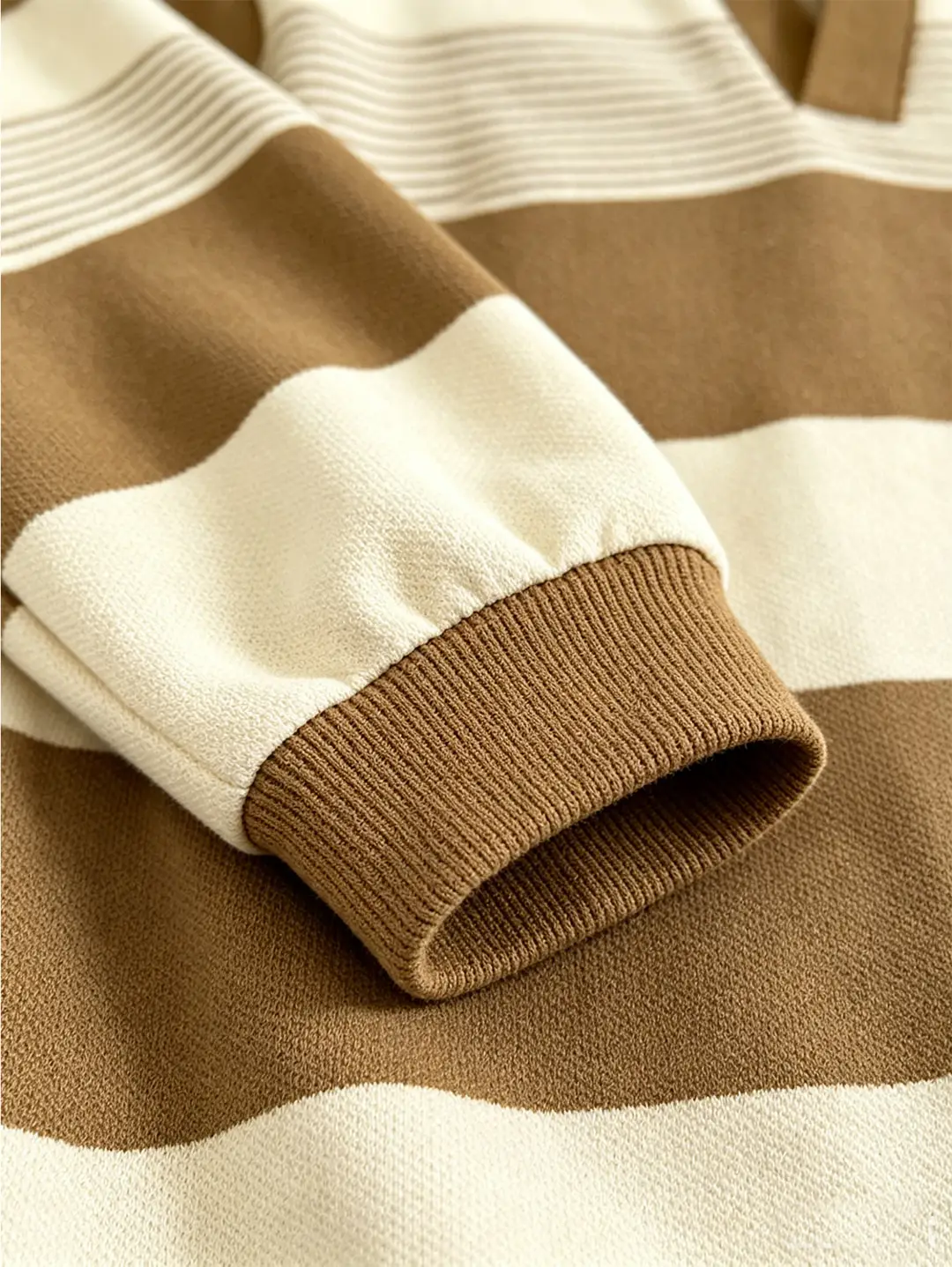 2026 New Children's Outfit: Spring and Autumn Long-Sleeve Striped Boys' Casual Versatile Cargo Pants Trendy Two-Piece Children's Clothing Set — feature 8