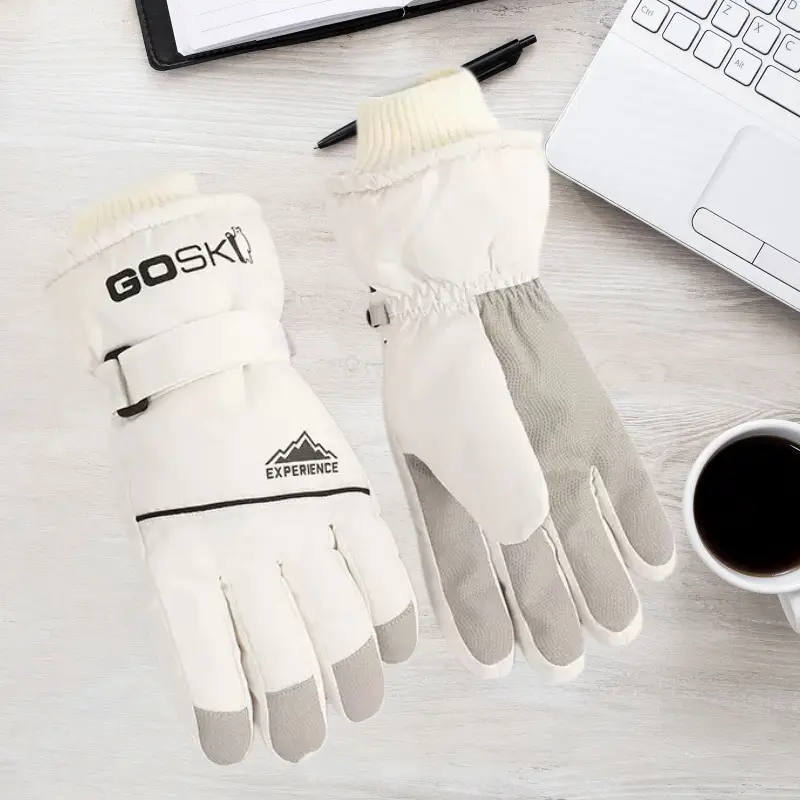 Winter Ski Gloves with Touch Screen and Water Repellent Features, Unisex, Suitable for Outdoor Cycling and Mountaineering, Anti-Slip, Cold-Proof, and Warm Gloves — feature 15