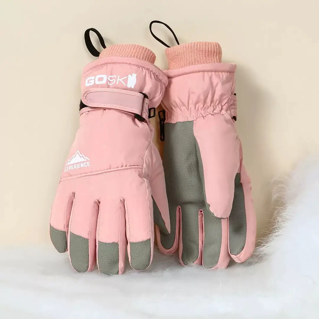 Winter Ski Gloves with Touch Screen and Water Repellent Features, Unisex, Suitable for Outdoor Cycling and Mountaineering, Anti-Slip, Cold-Proof, and Warm Gloves