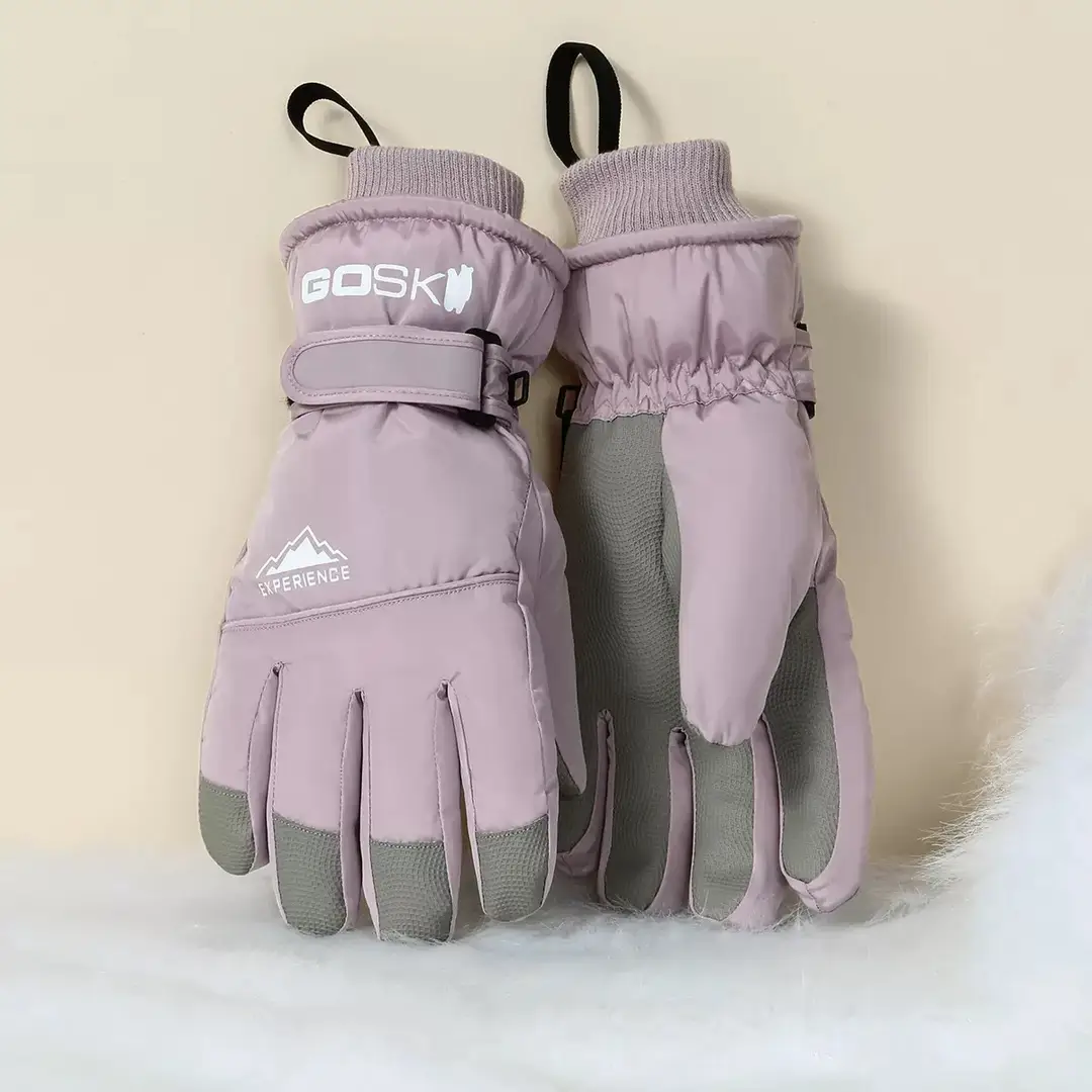 Winter Ski Gloves with Touch Screen and Water Repellent Features, Unisex, Suitable for Outdoor Cycling and Mountaineering, Anti-Slip, Cold-Proof, and Warm Gloves