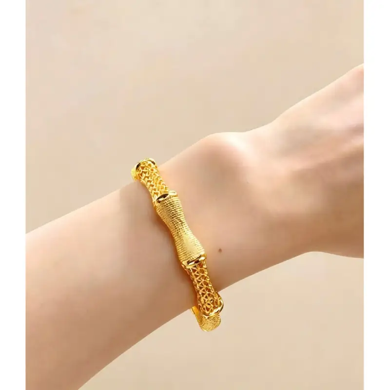 CADILO New Cross-Border Snap-Open Bracelet for Women, Fashionable Sand Gold Fashion Jewelry Wholesale Snap-Open Bracelet — feature 25