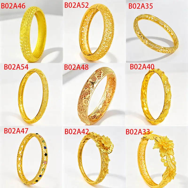 CADILO New Cross-Border Snap-Open Bracelet for Women, Fashionable Sand Gold Fashion Jewelry Wholesale Snap-Open Bracelet — feature 4
