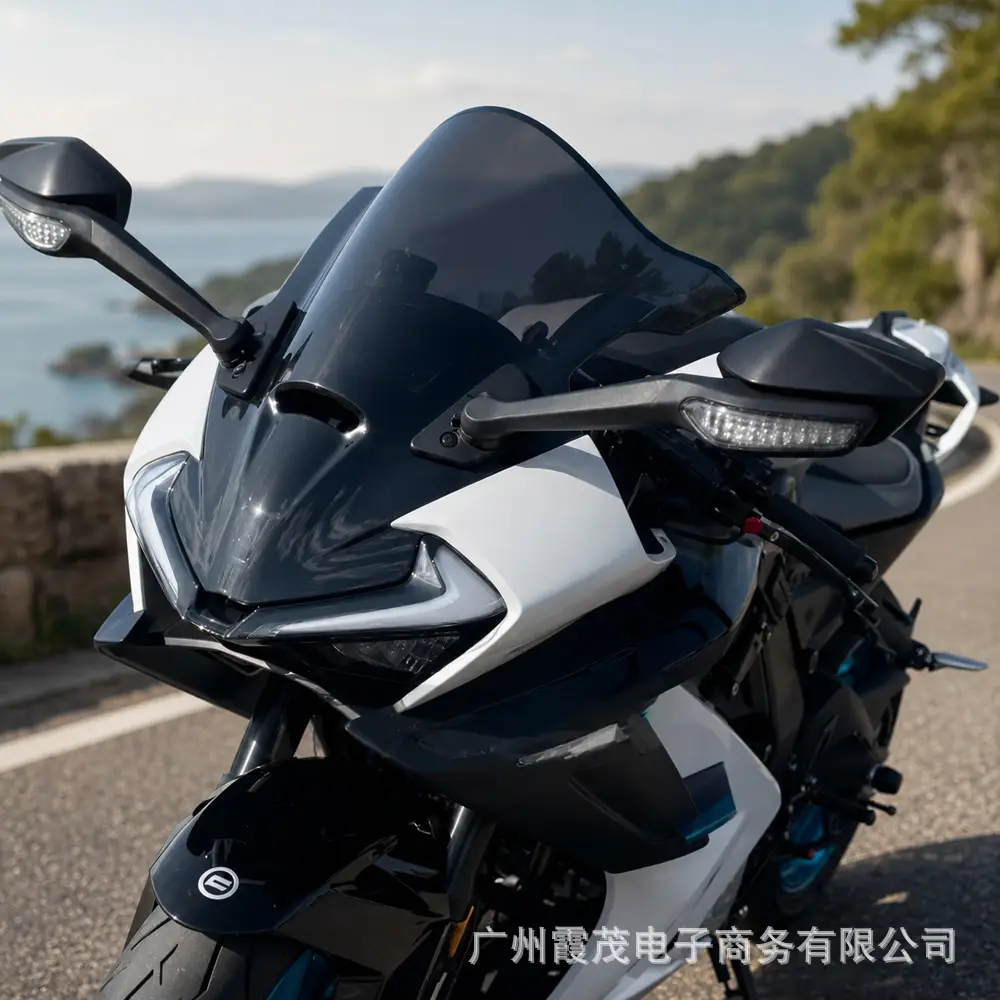 Suitable for CFMoto 675SR 675SS 675SR-R windshield modification; racing-style heightened fairing with no damage to the windshield