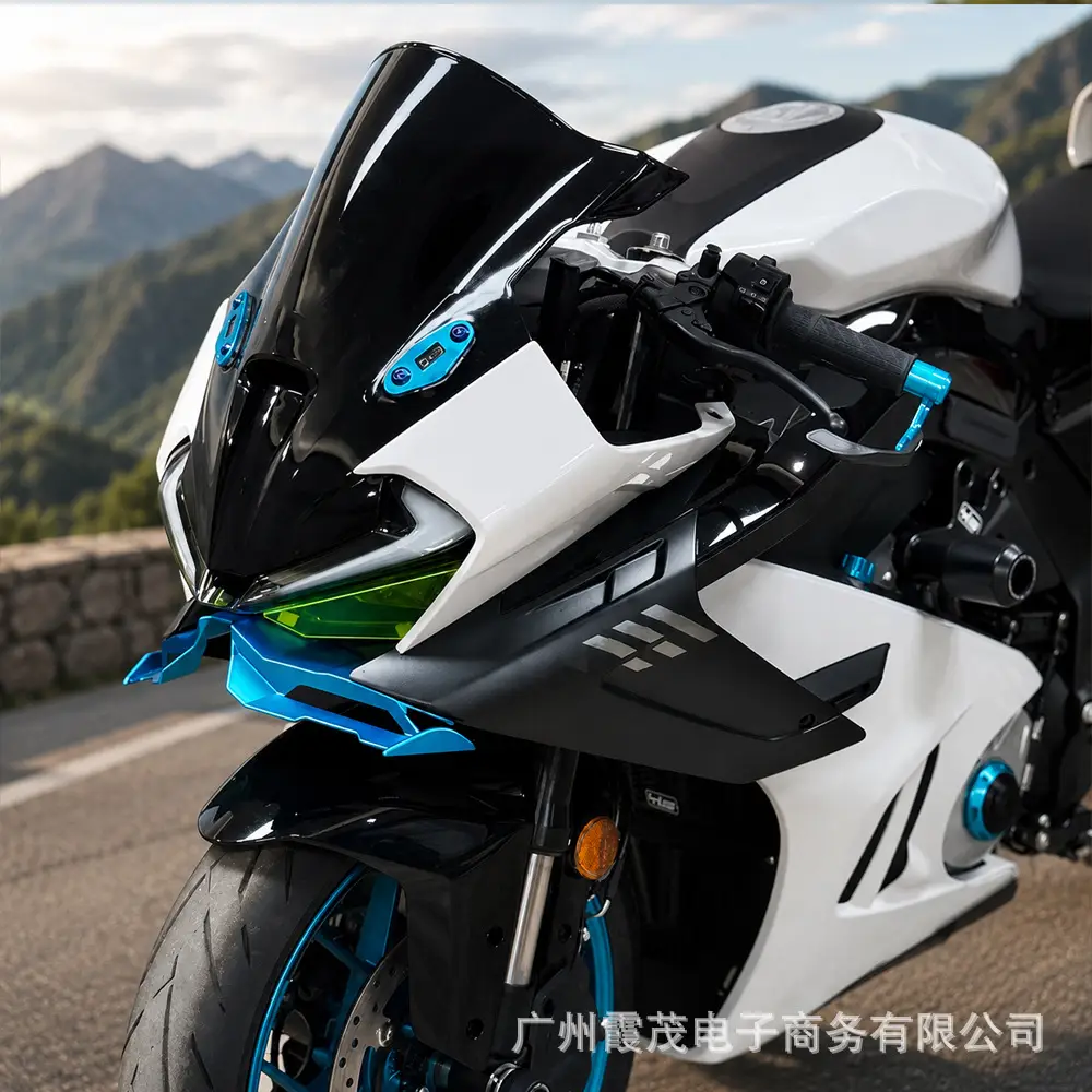 Suitable for CFMoto 675SR 675SS 675SR-R windshield modification; racing-style heightened fairing with no damage to the windshield