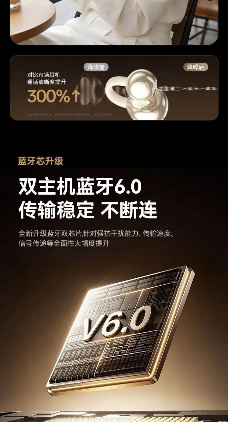 2026 New Model Wireless Bluetooth Earphones In-ear Sports Ultra-long Battery Life Gaming Smart Touch Control Earphones In Stock — feature 13