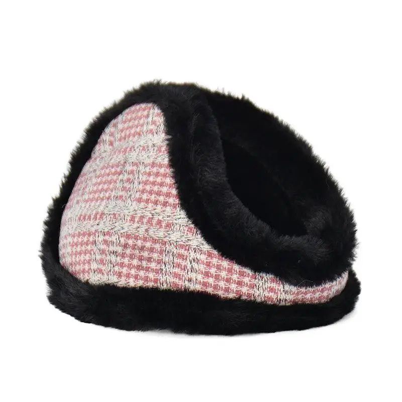 Qiqiaodou Men's Winter Warm Over-the-Head Earmuffs Plush Cold-Proof Ear Warmers Ear Protectors Wholesale from Manufacturer
