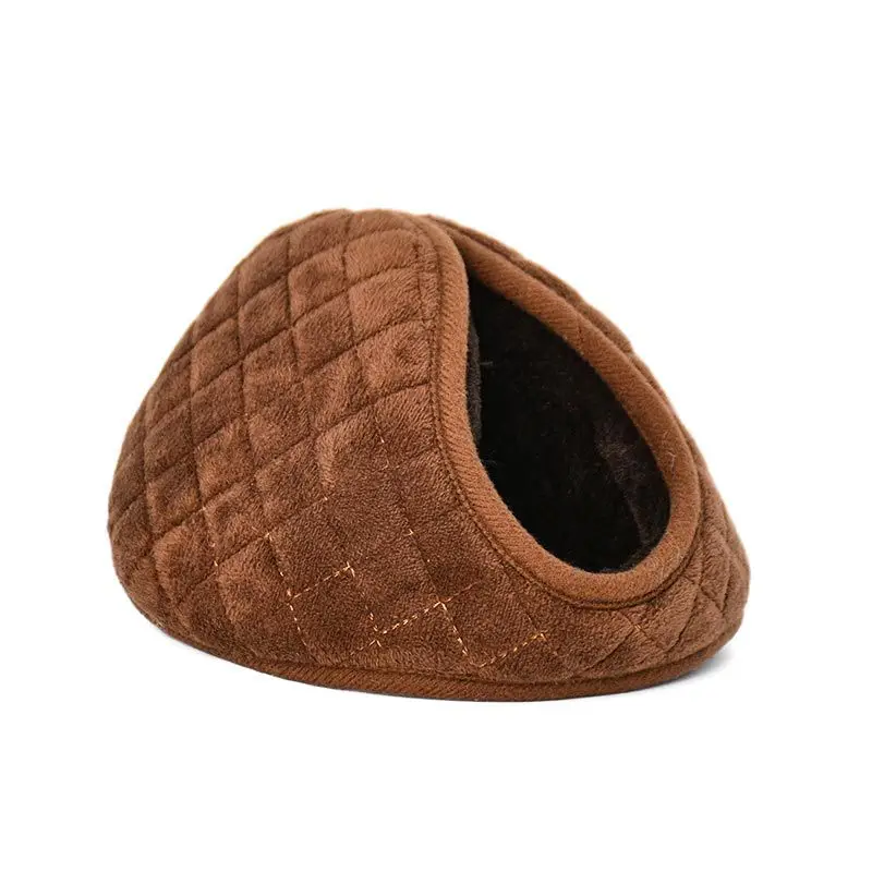 Qiqiaodou Men's Winter Warm Over-the-Head Earmuffs Plush Cold-Proof Ear Warmers Ear Protectors Wholesale from Manufacturer