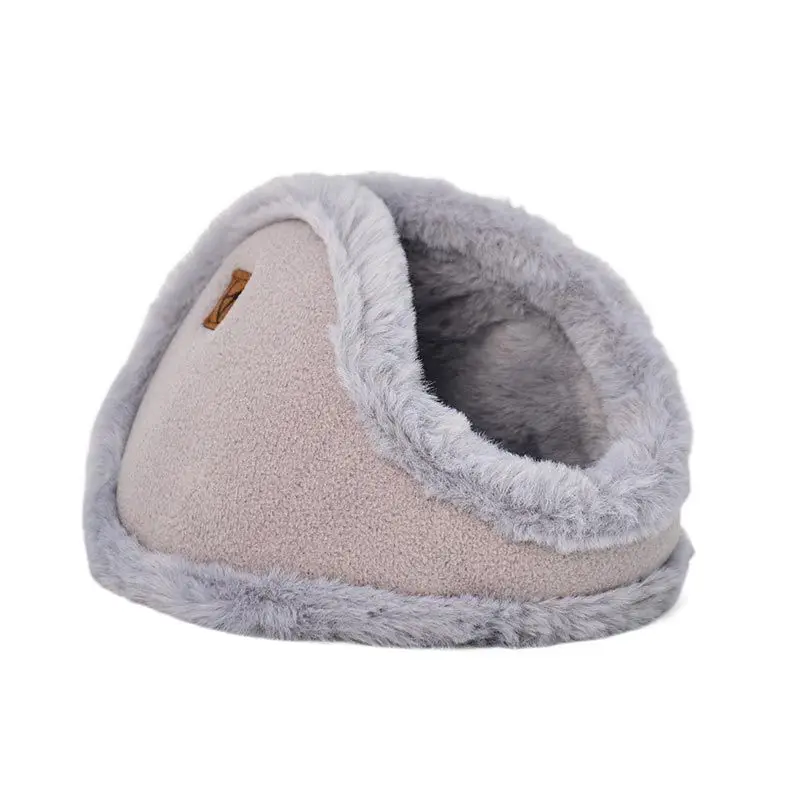 Qiqiaodou Men's Winter Warm Over-the-Head Earmuffs Plush Cold-Proof Ear Warmers Ear Protectors Wholesale from Manufacturer