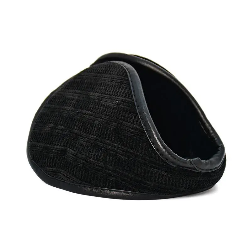 Qiqiaodou Men's Winter Warm Over-the-Head Earmuffs Plush Cold-Proof Ear Warmers Ear Protectors Wholesale from Manufacturer