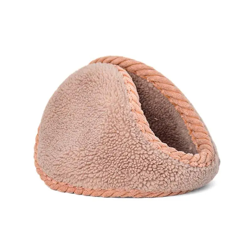 Qiqiaodou Men's Winter Warm Over-the-Head Earmuffs Plush Cold-Proof Ear Warmers Ear Protectors Wholesale from Manufacturer