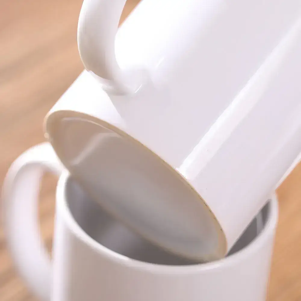 11oz Ceramic Mug with Heat Transfer Coating White - Image 6