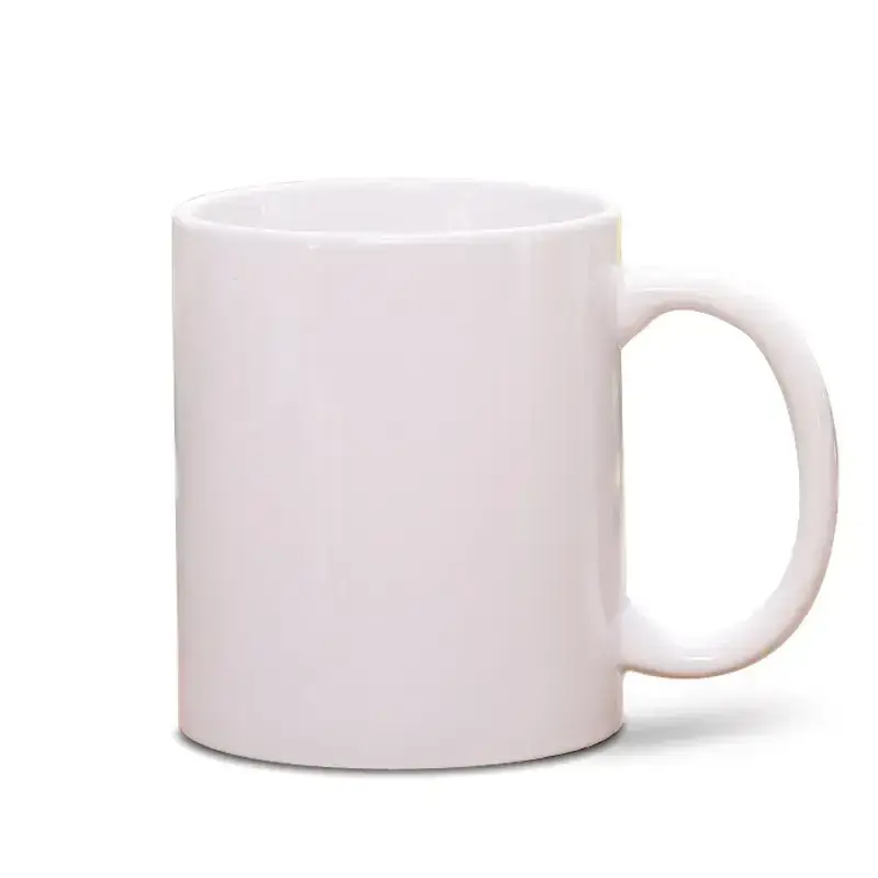 11oz Ceramic Mug with Heat Transfer Coating White - Image 2