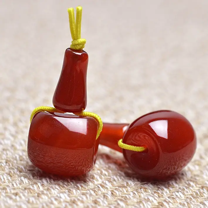 Natural Red Agate Buddha Head Tee Jewelry