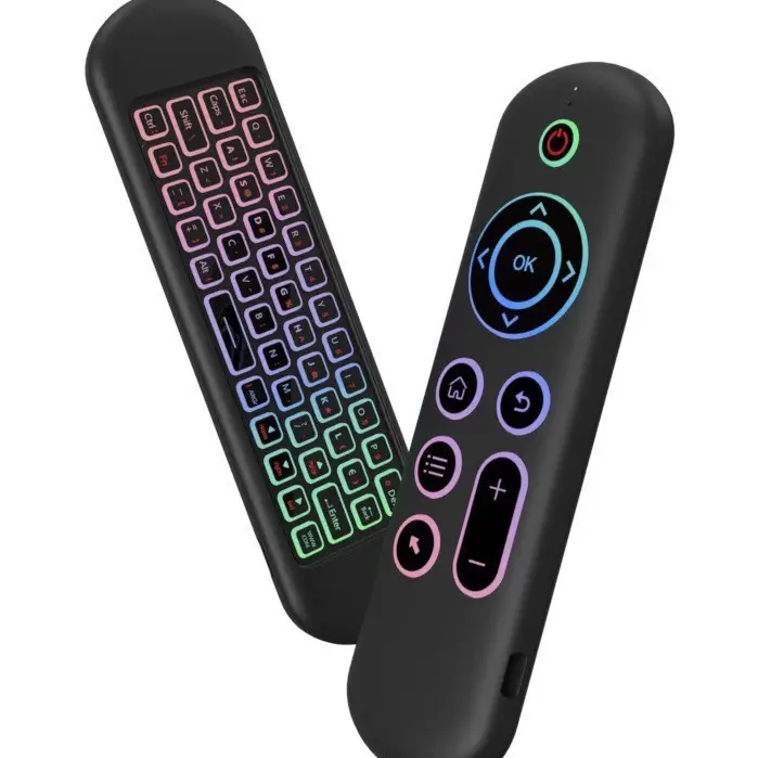 Cross-border M5 Air Mouse Remote Control Wireless Keyboard Mini Bluetooth Backlit Suitable for Smart TV Set-Top Boxes