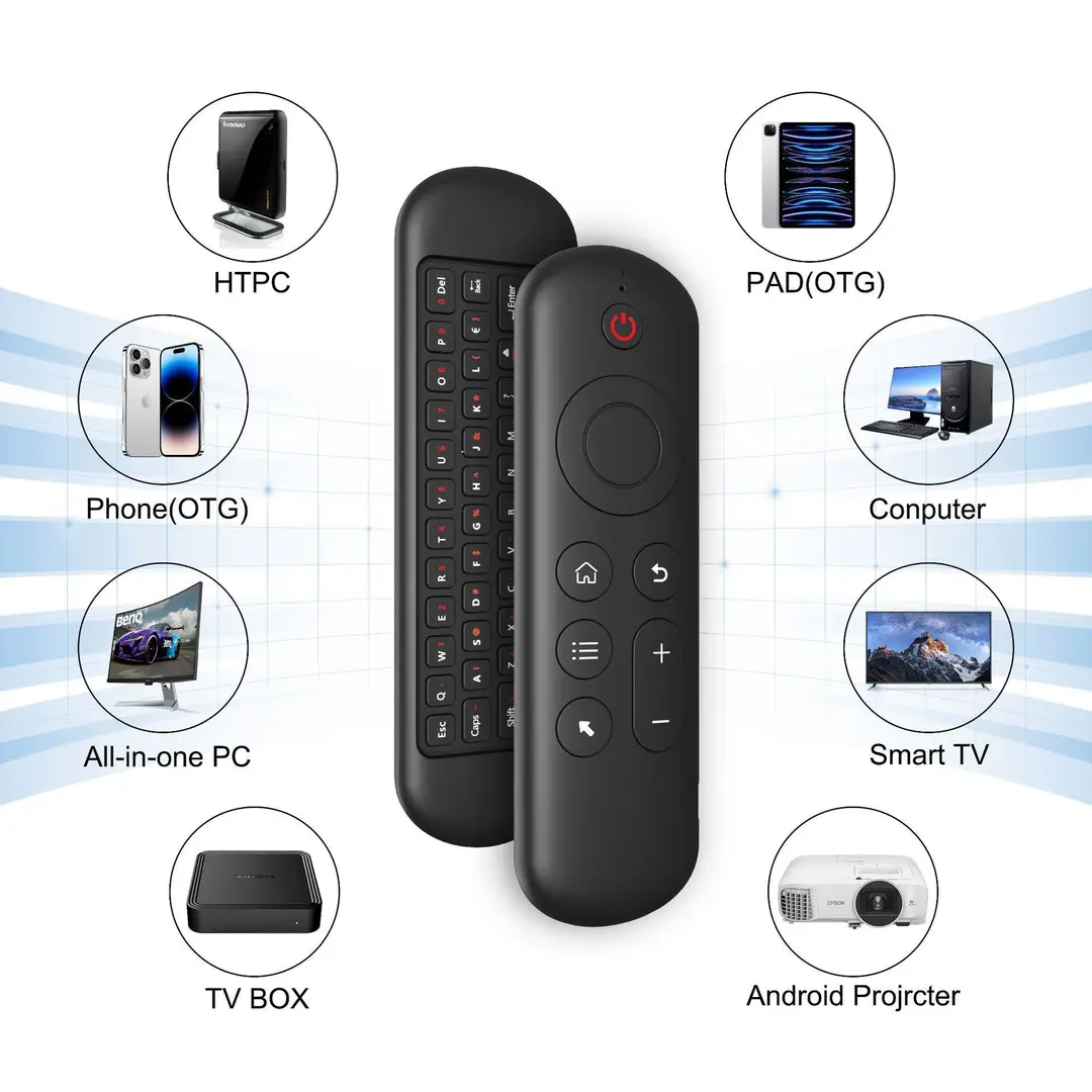 Cross-border M5 Air Mouse Remote Control Wireless Keyboard Mini Bluetooth Backlit Suitable for Smart TV Set-Top Boxes — feature 14