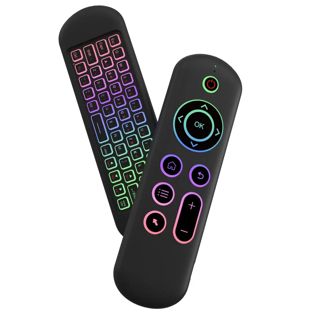 Cross-border M5 Air Mouse Remote Control Wireless Keyboard Mini Bluetooth Backlit Suitable for Smart TV Set-Top Boxes — feature 17