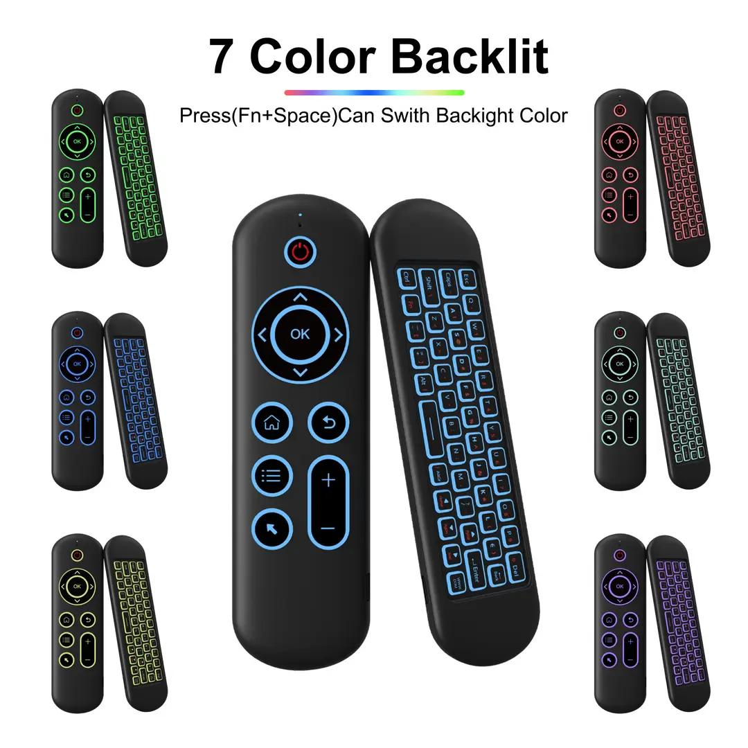 Cross-border M5 Air Mouse Remote Control Wireless Keyboard Mini Bluetooth Backlit Suitable for Smart TV Set-Top Boxes — feature 18