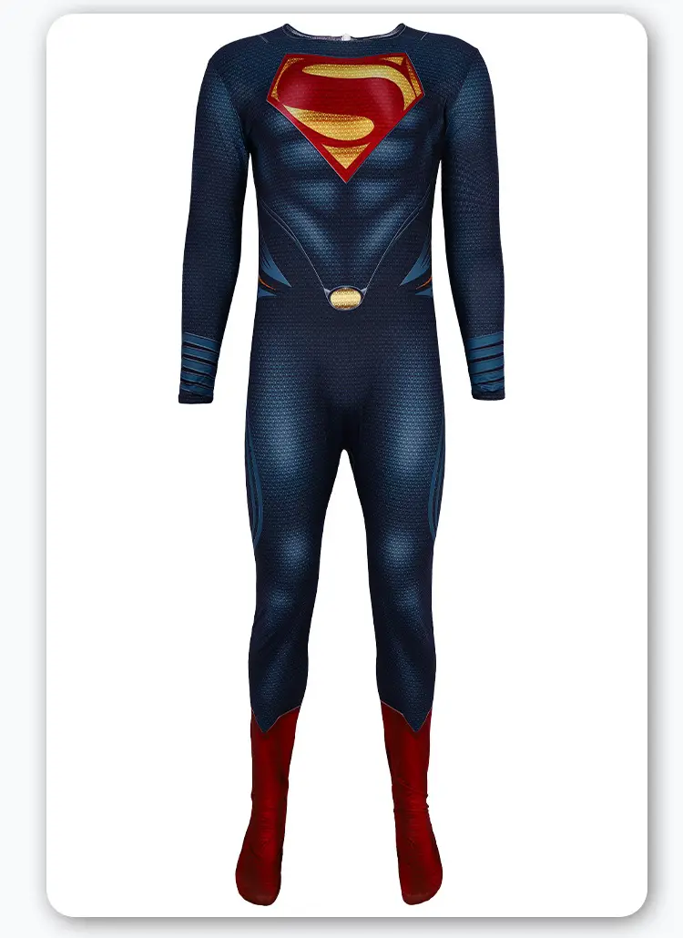 The Man of Steel Cosplay Costume Batman Bodysuit Halloween Adult Hero Role-Playing Outfit — feature 10