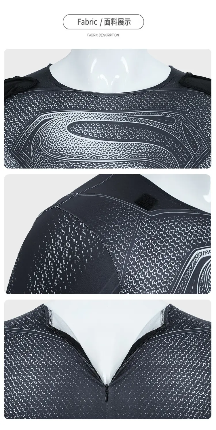 The Man of Steel Cosplay Costume Batman Bodysuit Halloween Adult Hero Role-Playing Outfit — feature 15