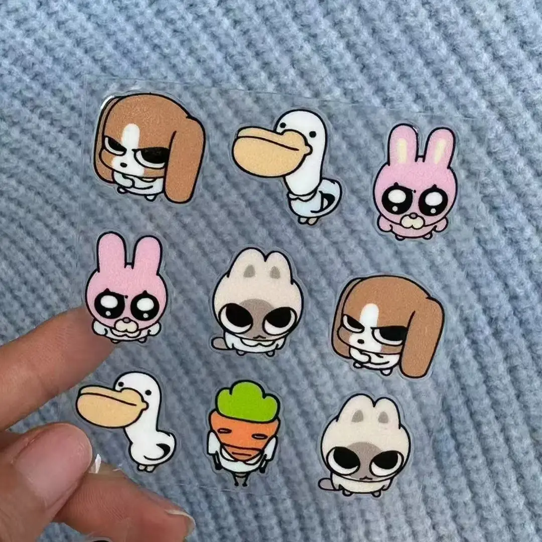Siamese Chirupbi Geodong Transfer Stickers Cute 3D Stereo Headphone Camera Notebook Water Cup DIY Decoration - Image 5
