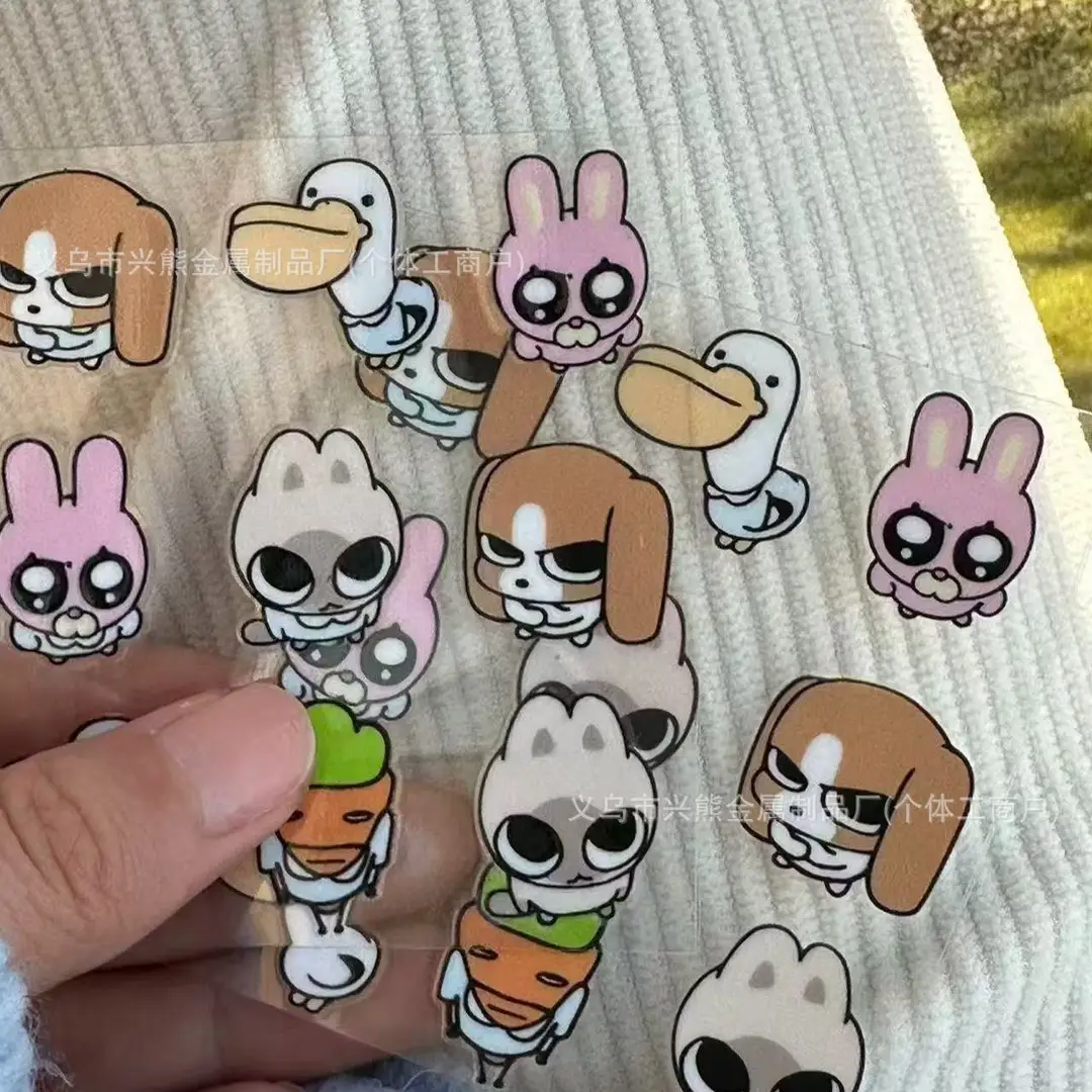 Siamese Chirupbi Geodong Transfer Stickers Cute 3D Stereo Headphone Camera Notebook Water Cup DIY Decoration — feature 1